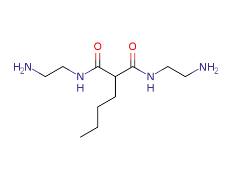 Molecular Structure of 159832-38-9 (N<sup>1</sup>,N<sup>3</sup>‐bis(2‐aminoethyl)‐2‐butylmalondiamide)