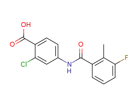 2-Chloro-4-(3-fluoro-2-methyl-benzoylamino)-benzoic acid