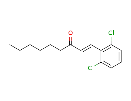 Molecular Structure of 51469-51-3 ((1E)-1-(2,6-dichlorophenyl)non-1-en-3-one)