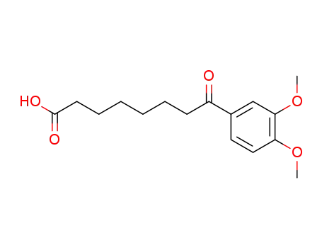 Molecular Structure of 32246-94-9 (8-(3,4-DIMETHOXYPHENYL)-8-OXOOCTANOIC ACID)