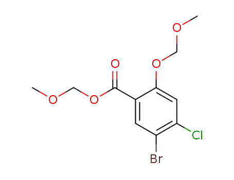 5-Bromo-4-chloro-2-methoxymethoxy-benzoic acid methoxymethyl ester