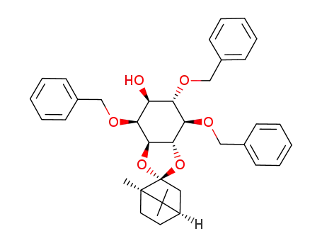 D-myo-Inositol, 2,5,6-tris-O-(phenylmethyl)-3,4-O-(1R,2R,4R)-1,7,7-trimethylbicyclo2.2.1hept-2-ylidene-