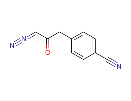 Benzonitrile, 4-(3-diazo-2-oxopropyl)-