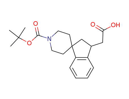 2-(1'-(tert-butoxycarbonyl)-2,3-dihydrospiro[indene-1,4'-piperidine]-3-yl)acetic acid