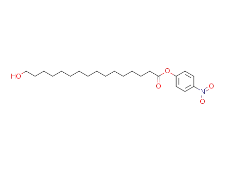 Molecular Structure of 92270-01-4 (Hexadecanoic acid, 16-hydroxy-, 4-nitrophenyl ester)
