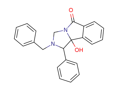 Molecular Structure of 63822-43-5 (5H-Imidazo[5,1-a]isoindol-5-one,
1,2,3,9b-tetrahydro-9b-hydroxy-1-phenyl-2-(phenylmethyl)-)