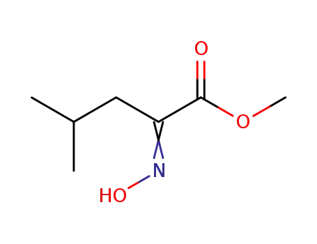Pentanoic acid, 2-(hydroxyimino)-4-methyl-, methyl ester