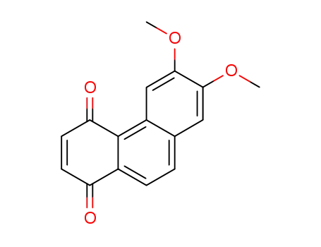 Molecular Structure of 63216-09-1 (6,7-dimethoxyphenanthrene-1,4-dione)