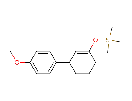 Molecular Structure of 207917-02-0 ([3-(4-Methoxy-phenyl)-cyclohex-1-enyloxy]-trimethyl-silane)