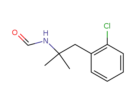 N-Formyl-1.1-dimethyl-2-<2-chlor-phenyl>-aethylamin