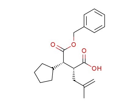 (2S,3R)-2-Cyclopentyl-3-(2-methyl-allyl)-succinic acid 1-benzyl ester