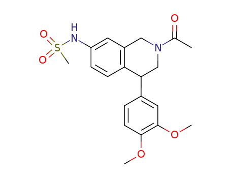 N-[2-Acetyl-4-(3,4-dimethoxy-phenyl)-1,2,3,4-tetrahydro-isoquinolin-7-yl]-methanesulfonamide