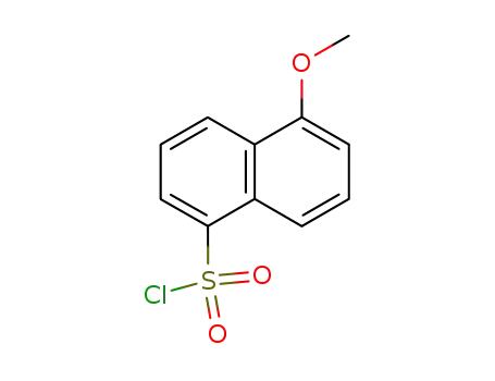 Molecular Structure of 56875-56-0 (1-Naphthalenesulfonyl chloride, 5-methoxy-)