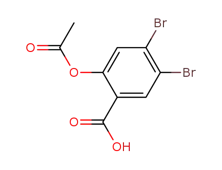 2-Acetoxy-4,5-dibromo-benzoic acid