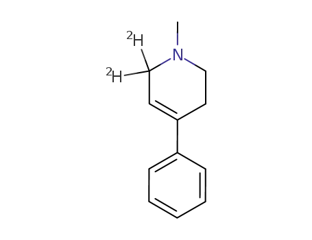 1-methyl-4-phenyl-1,2,3,6-tetrahydropyridine-6,6-d2