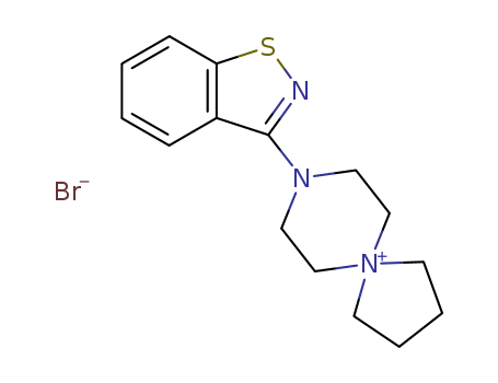 8-(1,2-benzisothiazol-3-yl)-8-aza-5-azoniaspiro[4.5]decane bromide