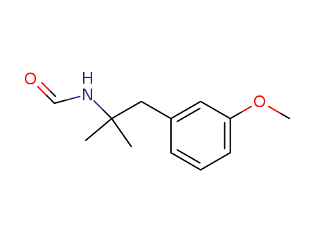 N-Formyl-3-methoxy-α.α-dimethyl-β-phenethylamin