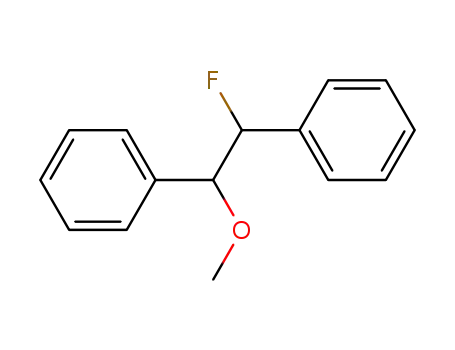 Molecular Structure of 107799-09-7 (Benzene, 1,1'-[(1R,2R)-1-fluoro-2-methoxy-1,2-ethanediyl]bis-, rel-)