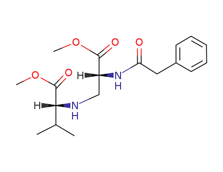 <i>N</i>-[(<i>R</i>)-2-methoxycarbonyl-2-(2-phenyl-acetylamino)-ethyl]-D-valine methyl ester