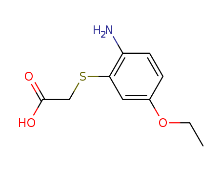 Acetic acid,2-[(2-amino-5-ethoxyphenyl)thio]- cas  6625-71-4