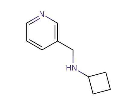 Molecular Structure of 185509-76-6 (CYCLOBUTYL-PYRIDIN-3-YLMETHYL-AMINE)