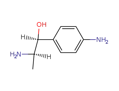 Molecular Structure of 5897-59-6 (Benzenemethanol, 4-amino-a-(1-aminoethyl)-)