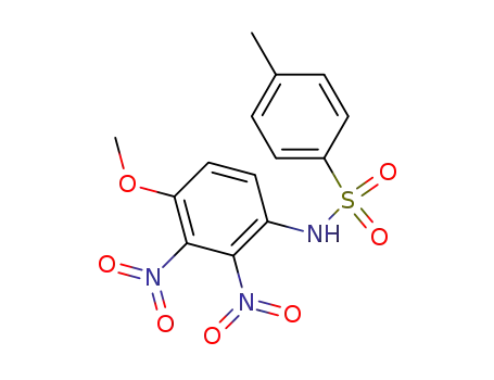 Molecular Structure of 872265-43-5 (toluene-4-sulfonic acid-(4-methoxy-2,3-dinitro-anilide))