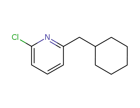 Molecular Structure of 120145-29-1 (2-chloro-6-(cyclohexylmethyl)pyridine)