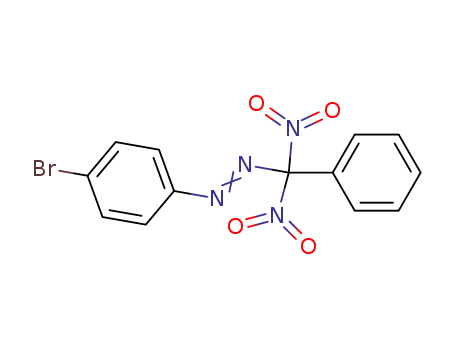 (4-bromo-phenyl)-(α,α-dinitro-benzyl)-diazene