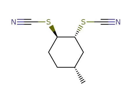 Molecular Structure of 62444-41-1 (Thiocyanic acid, 4-methyl-1,2-cyclohexanediyl ester)