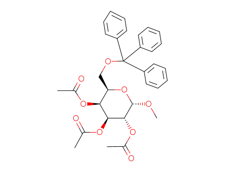메틸 6-O-트리틸-2,3,4-트리-O-아세틸-α-D-갈락토피라노시드