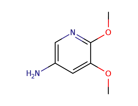 Molecular Structure of 79491-49-9 (5,6-DiMethoxypyridin-3-aMine)
