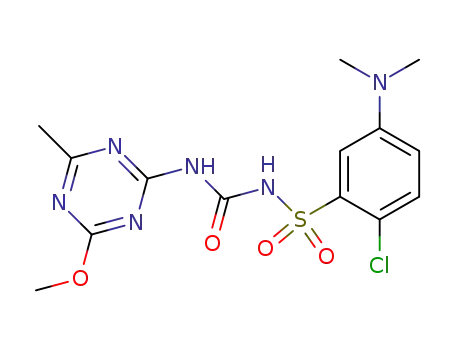 1-(2-chloro-5-dimethylaminophenylsulfonyl)-3-(4-methoxy-6-methyl-1,3,5-triazin-2-yl)urea