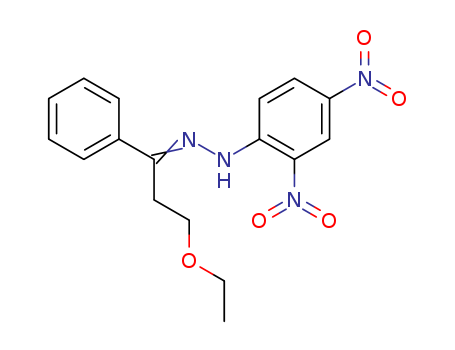1-Propanone,3-ethoxy-1-phenyl-, 2-(2,4-dinitrophenyl)hydrazone cas  56544-22-0