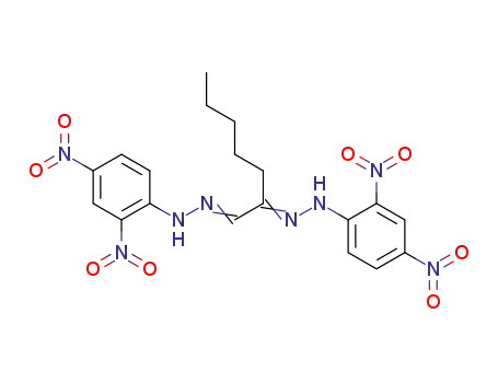 2-(2,4-dinitro-phenylhydrazono)-heptanal (2,4-dinitro-phenyl)-hydrazone