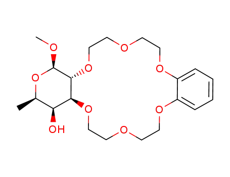 methyl [2,3-b](11,12-benzo-1,4,7,10,13,16-hexaoxacyclooctadeca-11-ene)-2,3,6-trideoxy-β-D-galactopyranoside