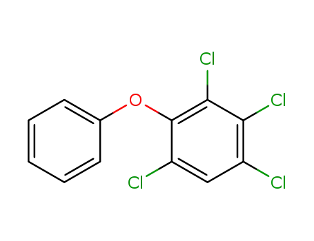 Molecular Structure of 85918-33-8 (2,3,4,6-Tetrachlorophenylphenyl ether)