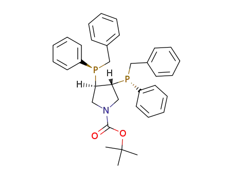 (PS,3R,4R,P'S)-3,4-Bis<(benzyl)phenylphosphanyl>-1-(tert-butoxycarbonyl)pyrrolidin
