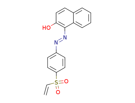 2-Naphthalenol, 1-[[4-(ethenylsulfonyl)phenyl]azo]-