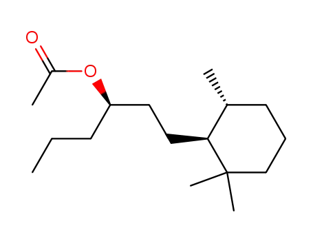 Molecular Structure of 253454-24-9 ((1'S,3R,6'R)-1-(2,2,6-trimethylcyclohexyl)hexan-3-yl acetate)
