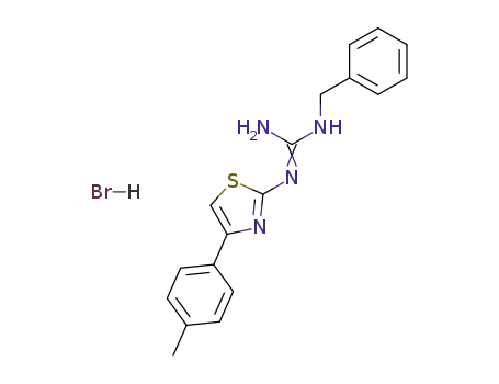 N-Benzyl-N'-(4-p-tolyl-thiazol-2-yl)-guanidine; hydrobromide
