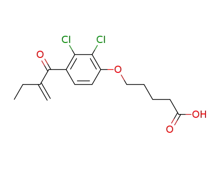 5-[2,3-Dichloro-4-(2-methylidenebutanoyl)phenoxy]pentanoic acid