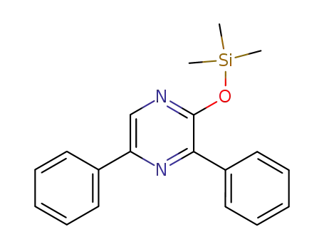 3,5-diphenyl-2-trimethylsilanyloxy-pyrazine