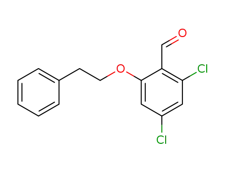 2,4-Dichloro-6-phenethyloxy-benzaldehyde