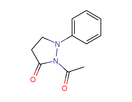 3-Pyrazolidinone, 2-acetyl-1-phenyl-