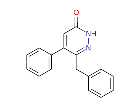 3(2H)-Pyridazinone, 5-phenyl-6-(phenylmethyl)-