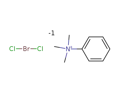 Molecular Structure of 16091-28-4 (tri-<i>N</i>-methyl-anilinium; dichloro bromate(I))