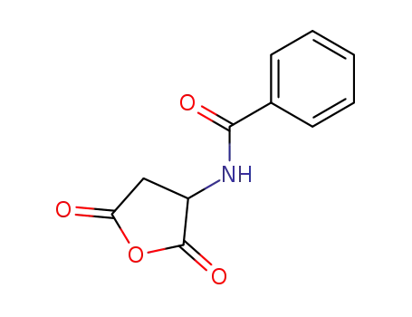 Molecular Structure of 39741-36-1 (N-(2,5-dioxotetrahydrofuran-3-yl)benzamide)