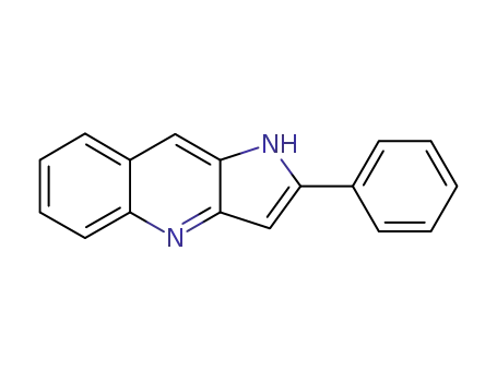 Molecular Structure of 65246-70-0 (1H-Pyrrolo[3,2-b]quinoline, 2-phenyl-)