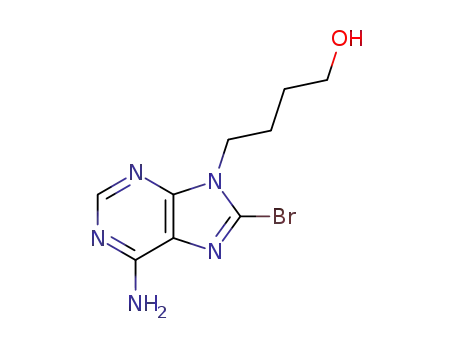 8-Bromo-9-(4-hydroxybutyl)adenine